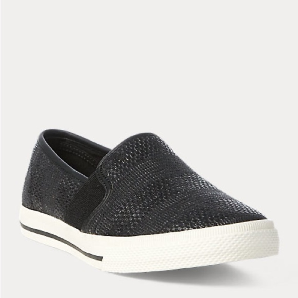 RALPH LAUREN Jinny Woven Slip-On Sneaker